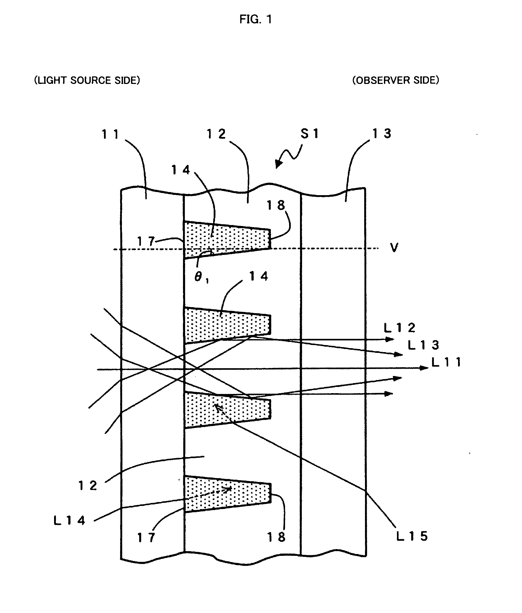 View angle controlling sheet and liquid crystal display apparatus using the same