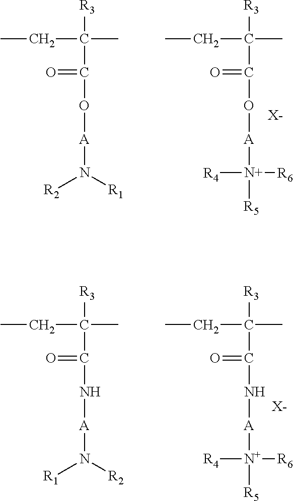 Combination of polyion complex particle and non-polymeric base having two or more dissociation constants