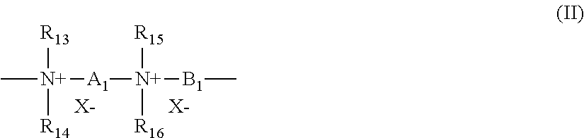 Combination of polyion complex particle and non-polymeric base having two or more dissociation constants