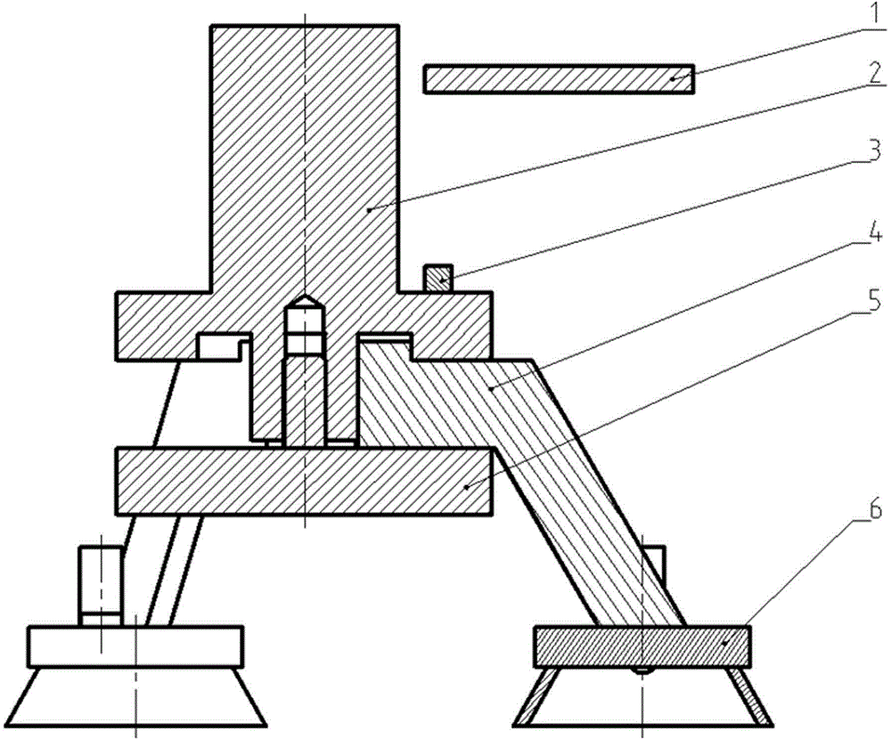 Height-adaptive material grabbing manipulator