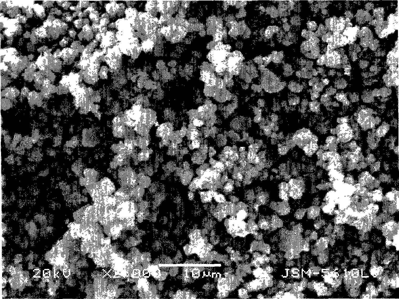 Method for preparing active substance lithium iron phosphate for lithium ion secondary battery anode