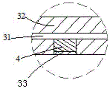 Battery pole piece and secondary battery adopting battery pole piece