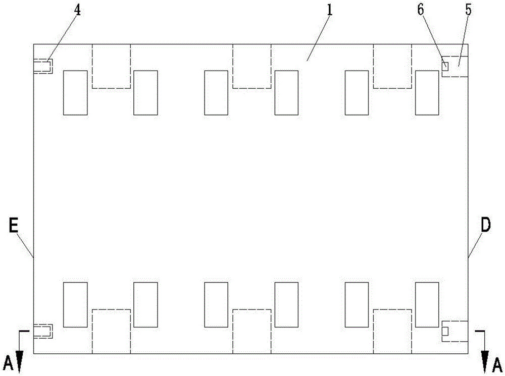 Easy-to-assemble floating track bed precast slab and application thereof