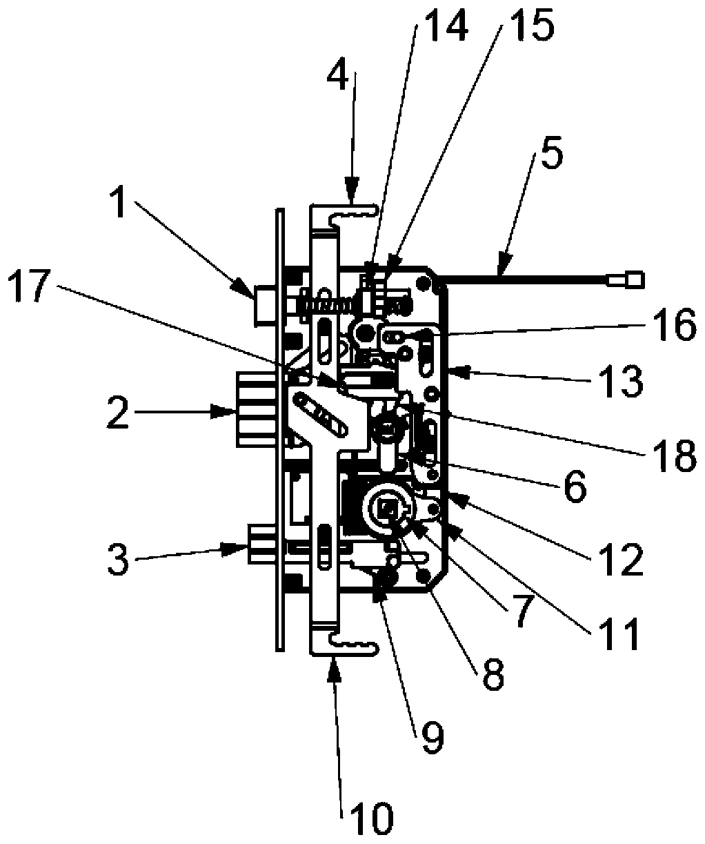 Electronic lock body