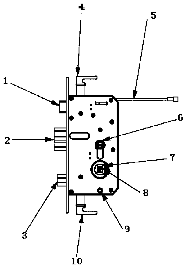 Electronic lock body