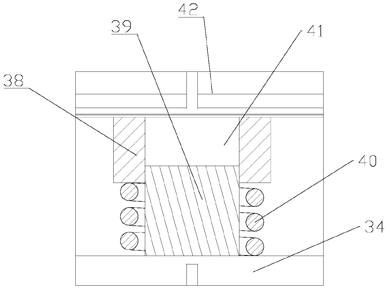 Leather fabric cutting device