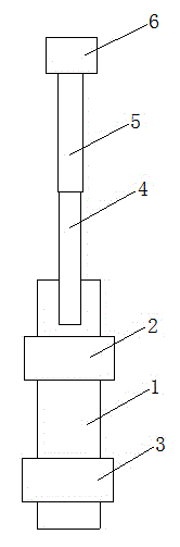 Rotary air cylinder stroke adjusting screw