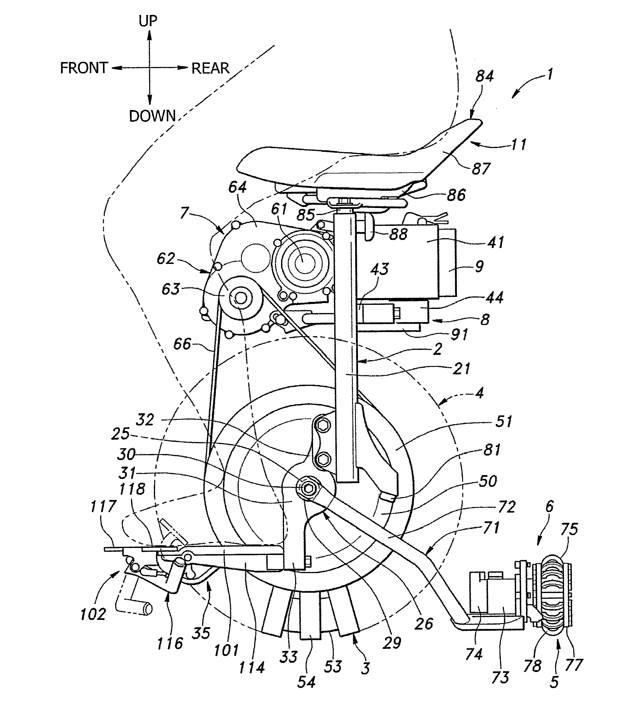 Inverted pendulum type vehicle