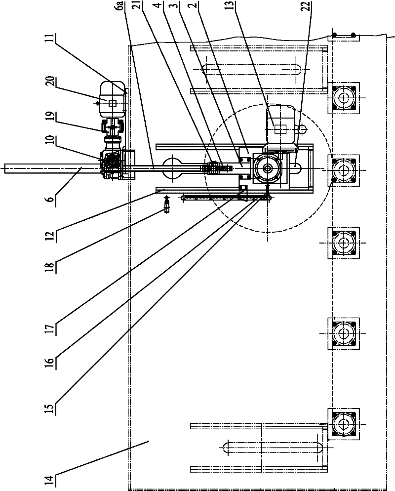 Electric lifting roll brush device