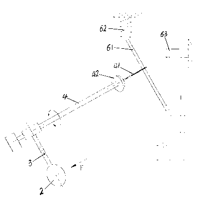 Torsion target type flowmeter