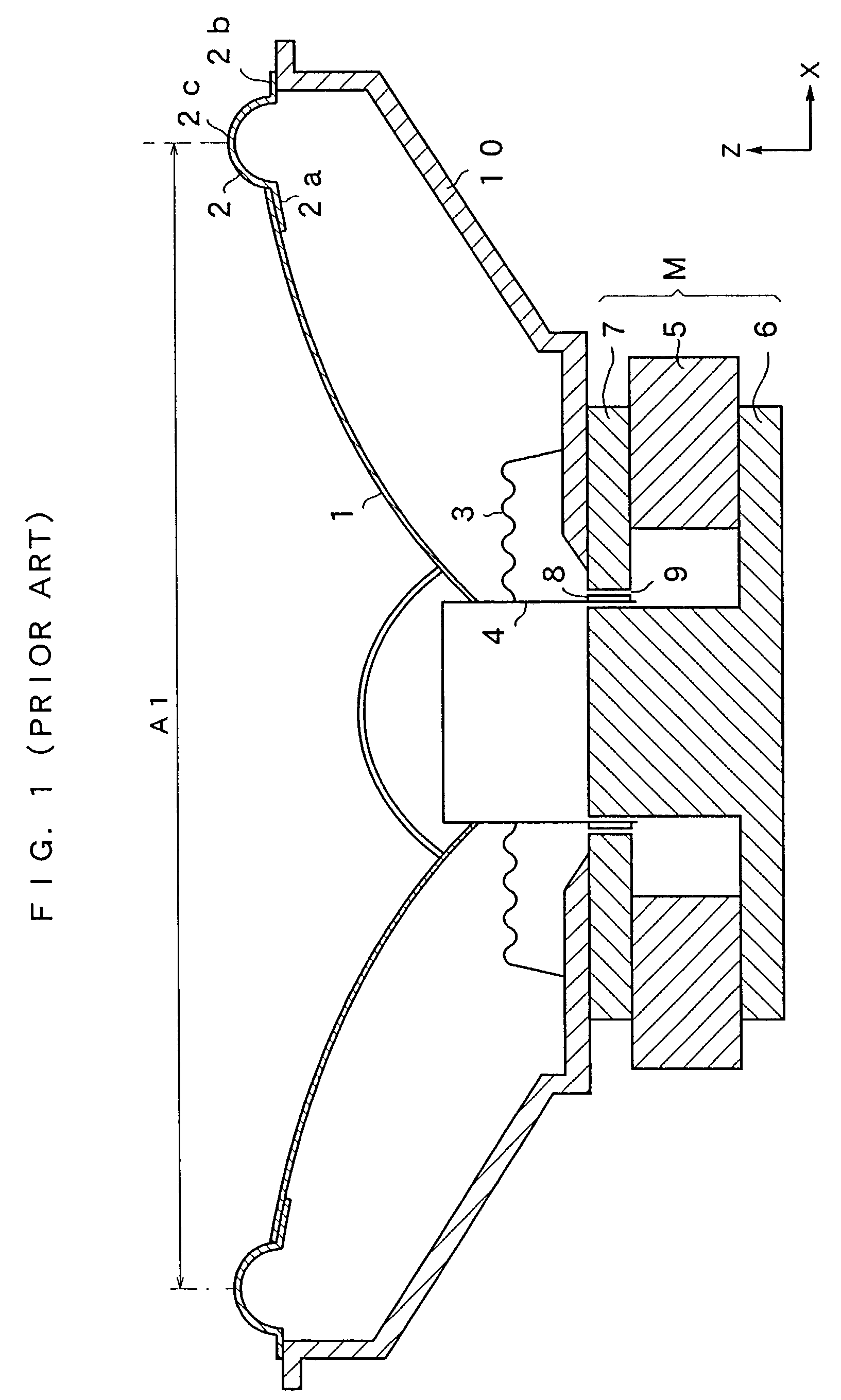 Surrounding structure of a loudspeaker