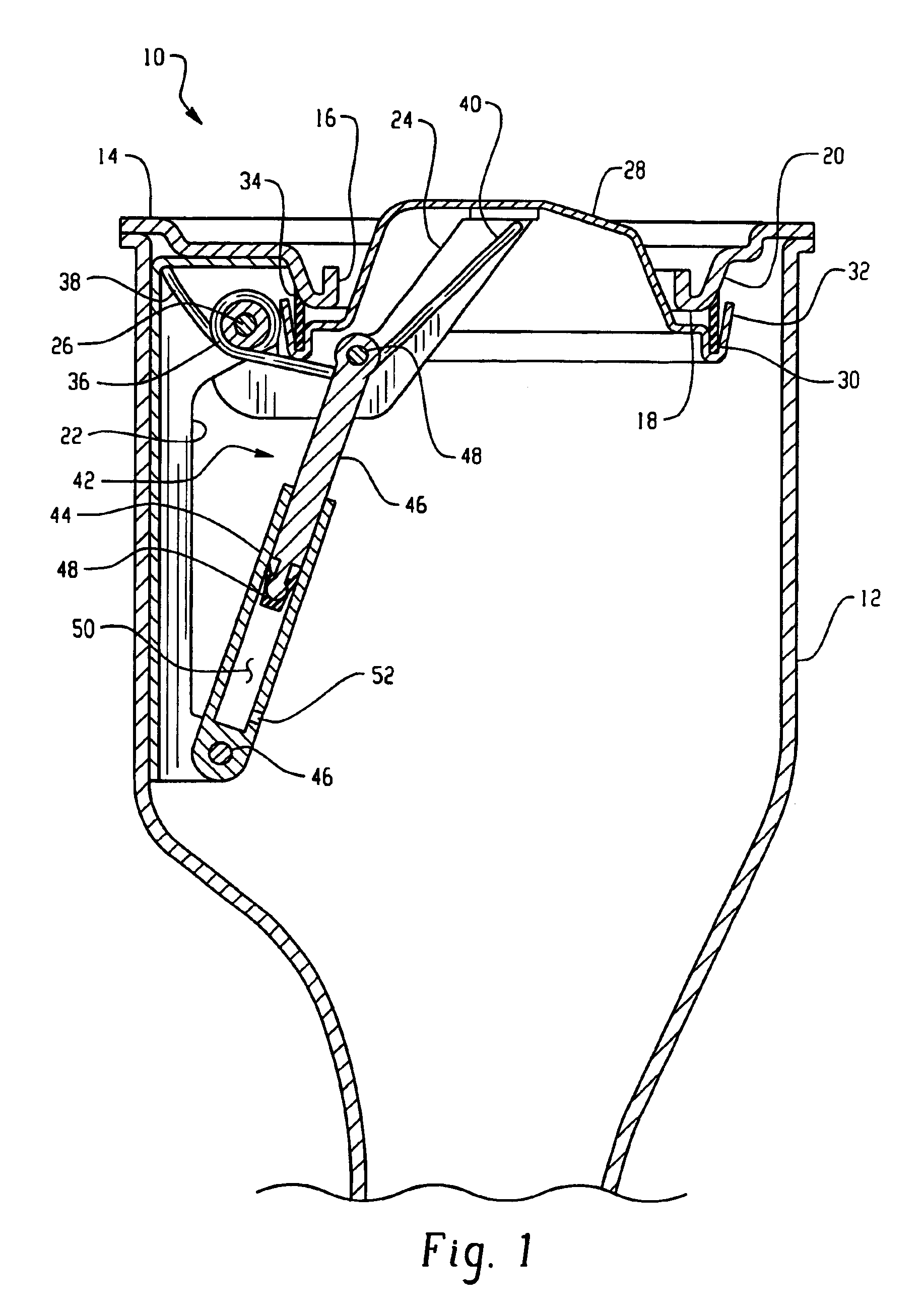 Method and arrangement for sealing a capless fuel tank filler tube