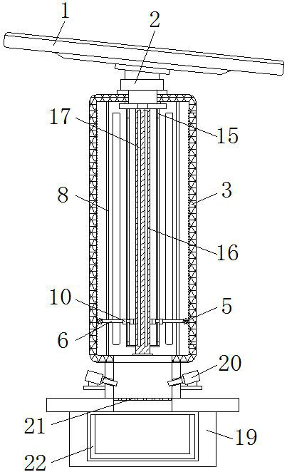 Crop pest trapping and killing device for agricultural plant protection