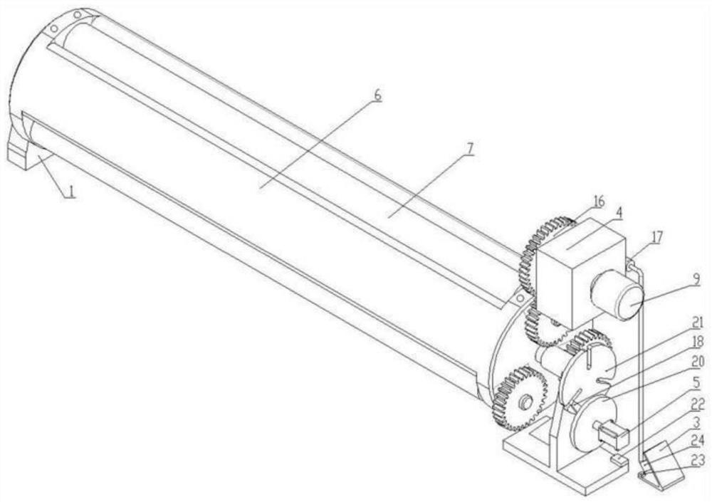 Split type rubber roller capable of being replaced quickly