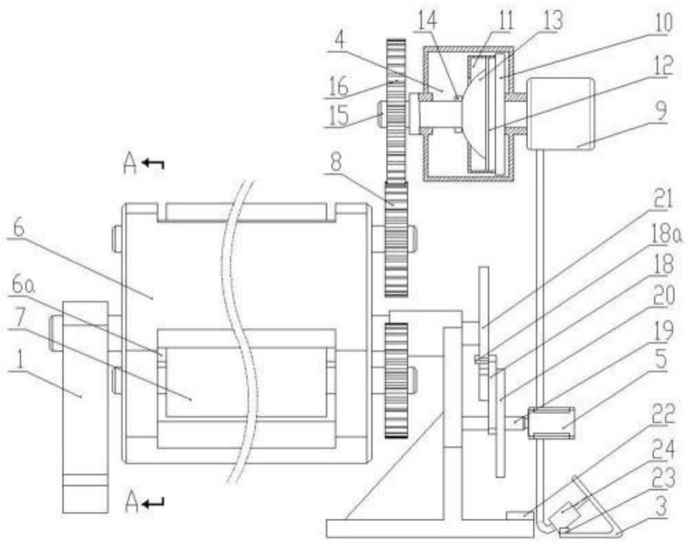 Split type rubber roller capable of being replaced quickly