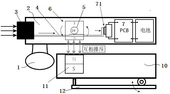 A bluetooth earphone and its bracket