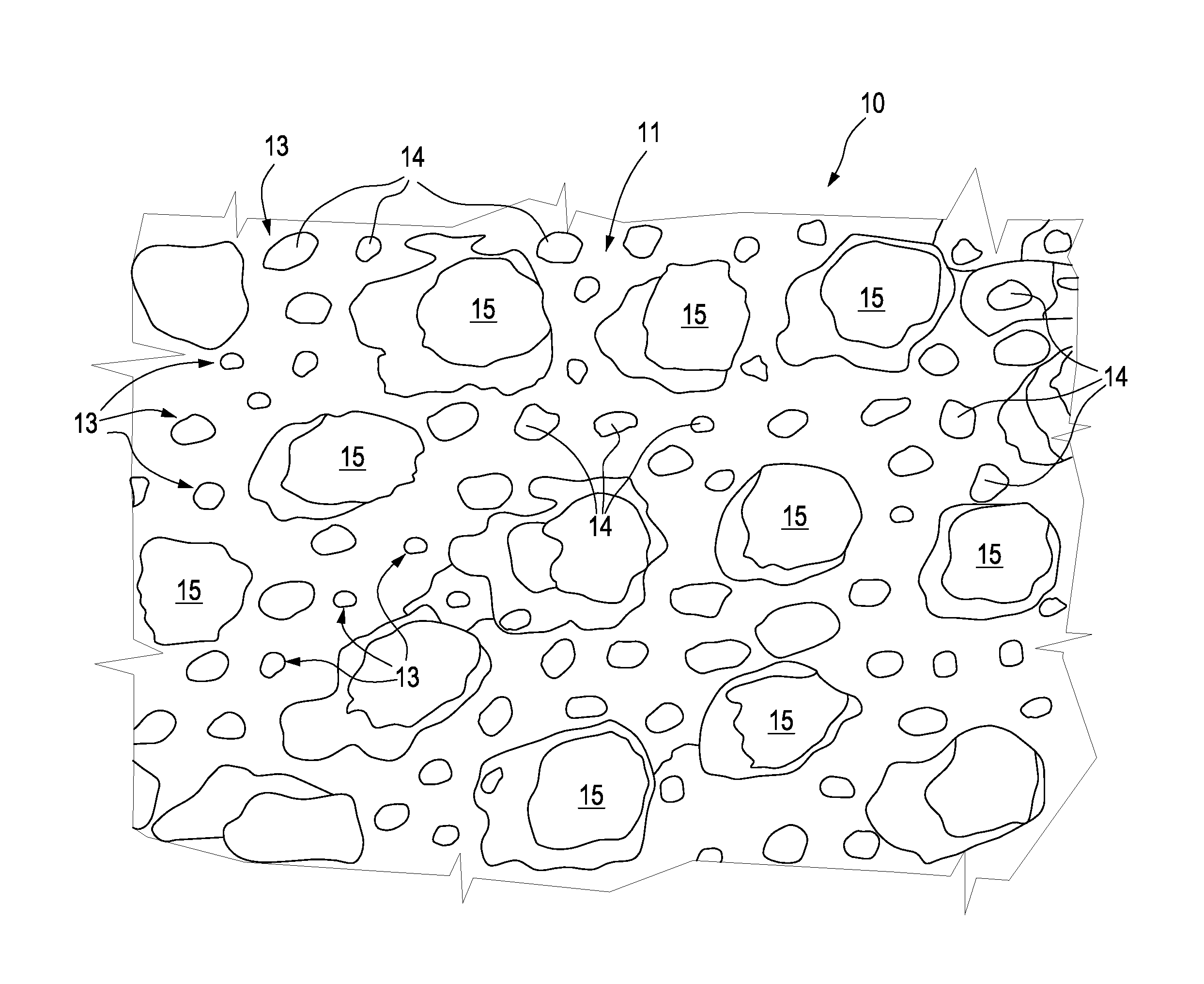 Perforated laminated product and method for producing this product