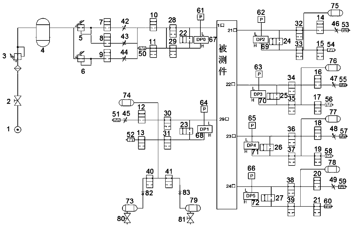 Backflow time and regeneration volume testing system and method for composite dryer