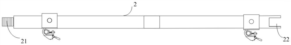 Safety protection device for single-loop electrified pole erecting operation