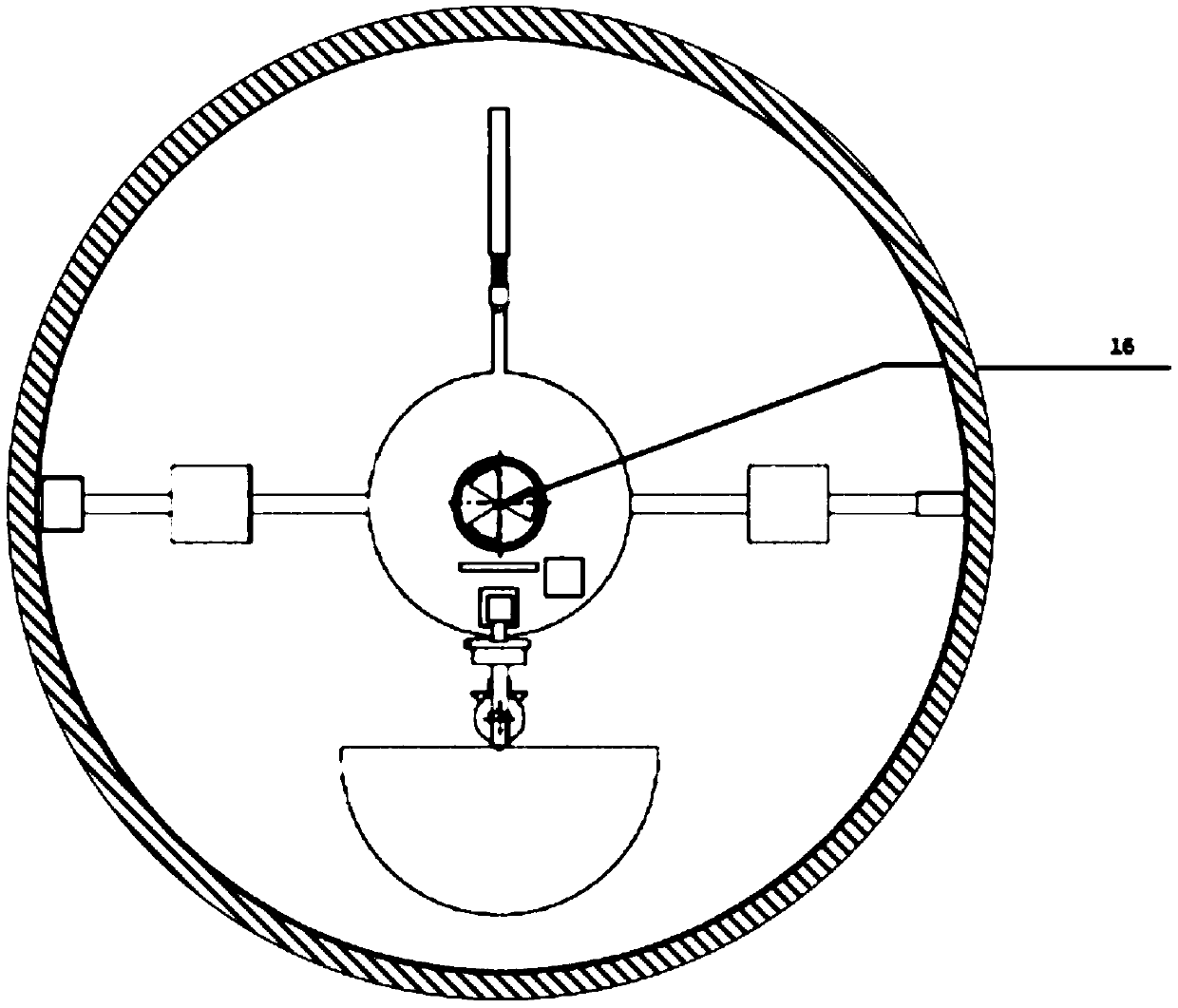 An underwater sail-powered intelligent spherical robot