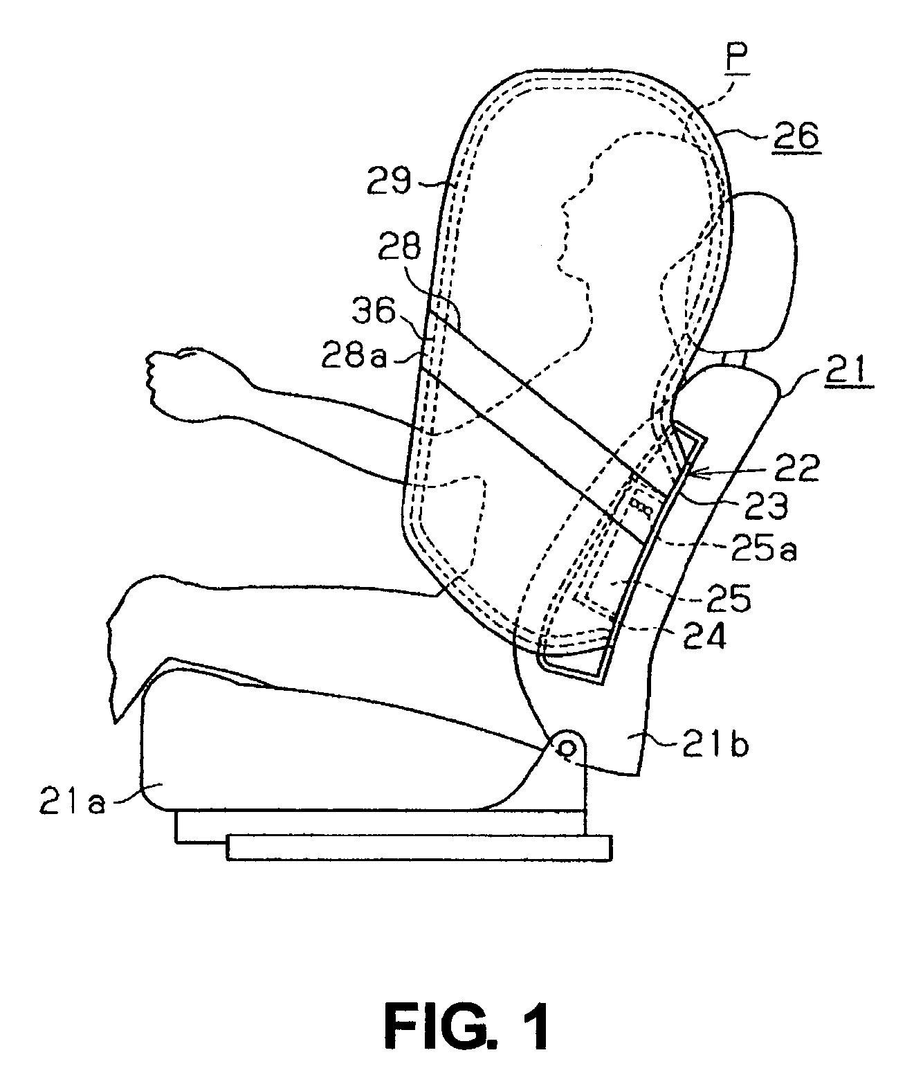 Side air bag with directional expansion belt