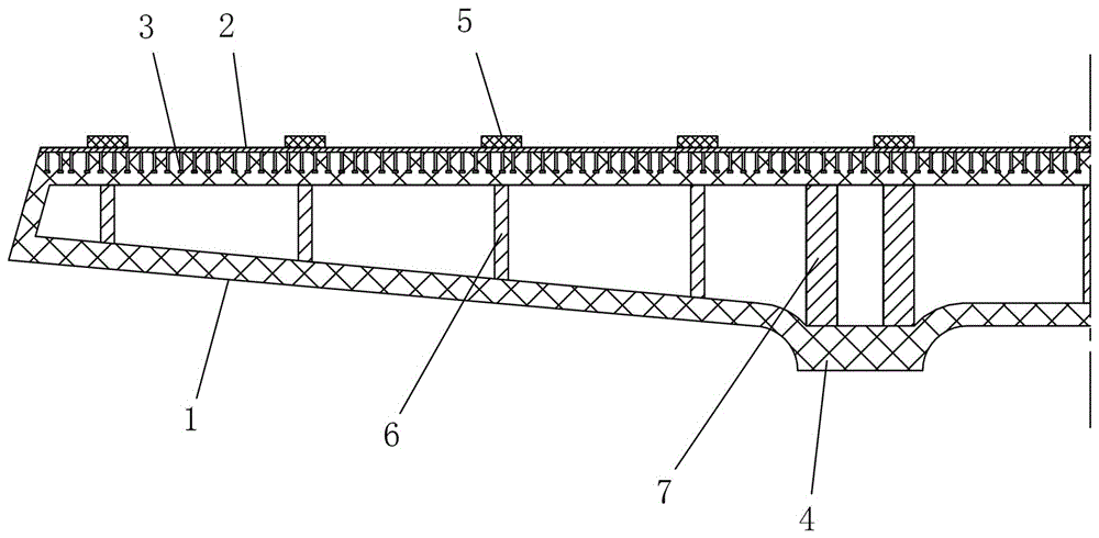 Steel and ultra-high performance concrete light combined box type cover beam and manufacturing method thereof