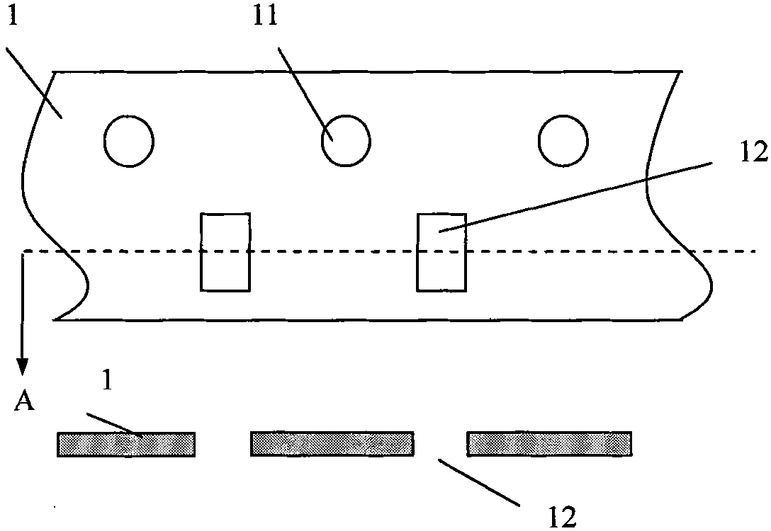 Tape package of chip components and preparation method and device thereof