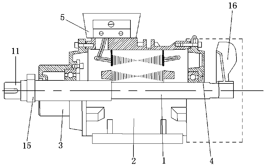 Explosion-proof easy heat radiation type three-phase asynchronous motor