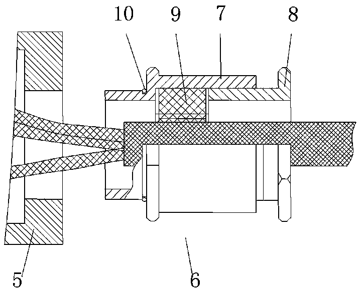 Explosion-proof easy heat radiation type three-phase asynchronous motor