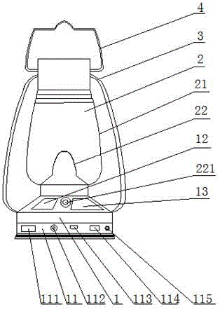 Multifunctional kerosene lamp