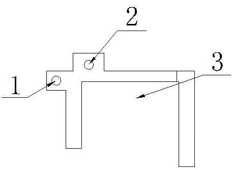 Threading hook base of single-needle embroidering robot