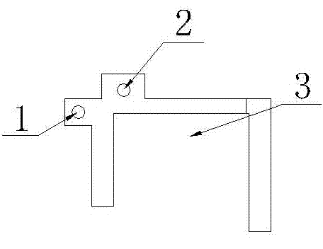 Threading hook base of single-needle embroidering robot