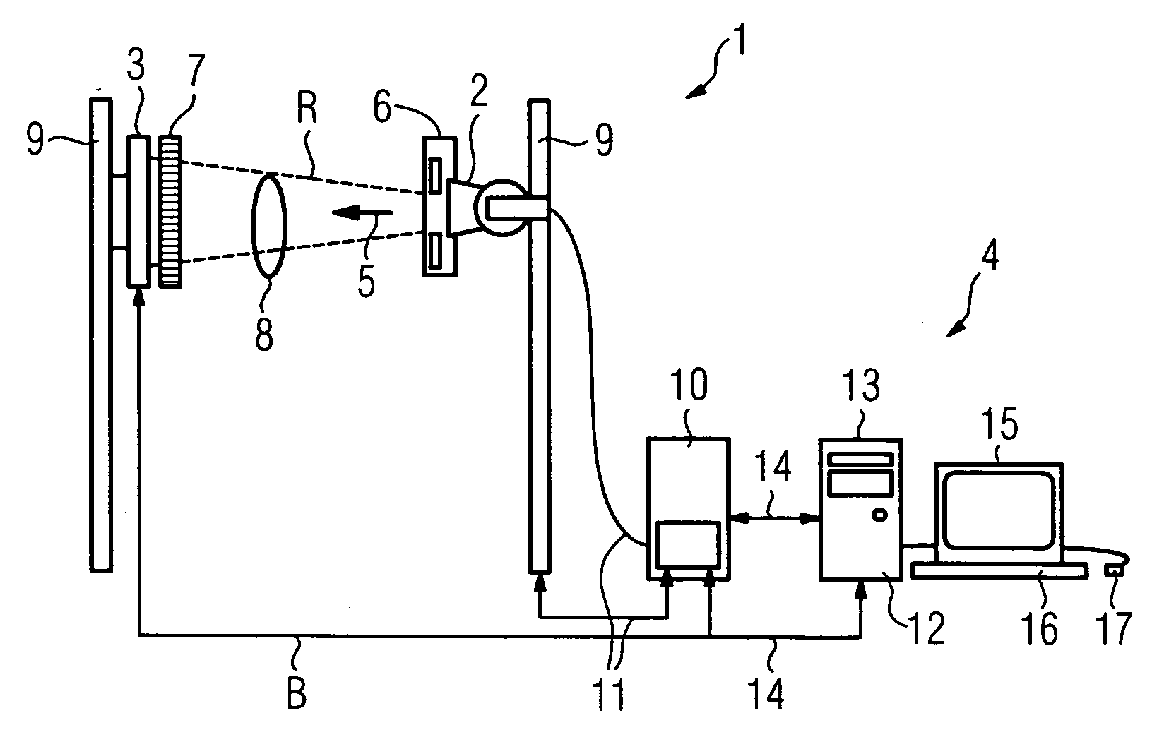 Method and unit for refining digital x-ray images