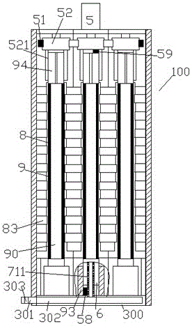 An intelligent exhaust gas treatment device that is easy to clean