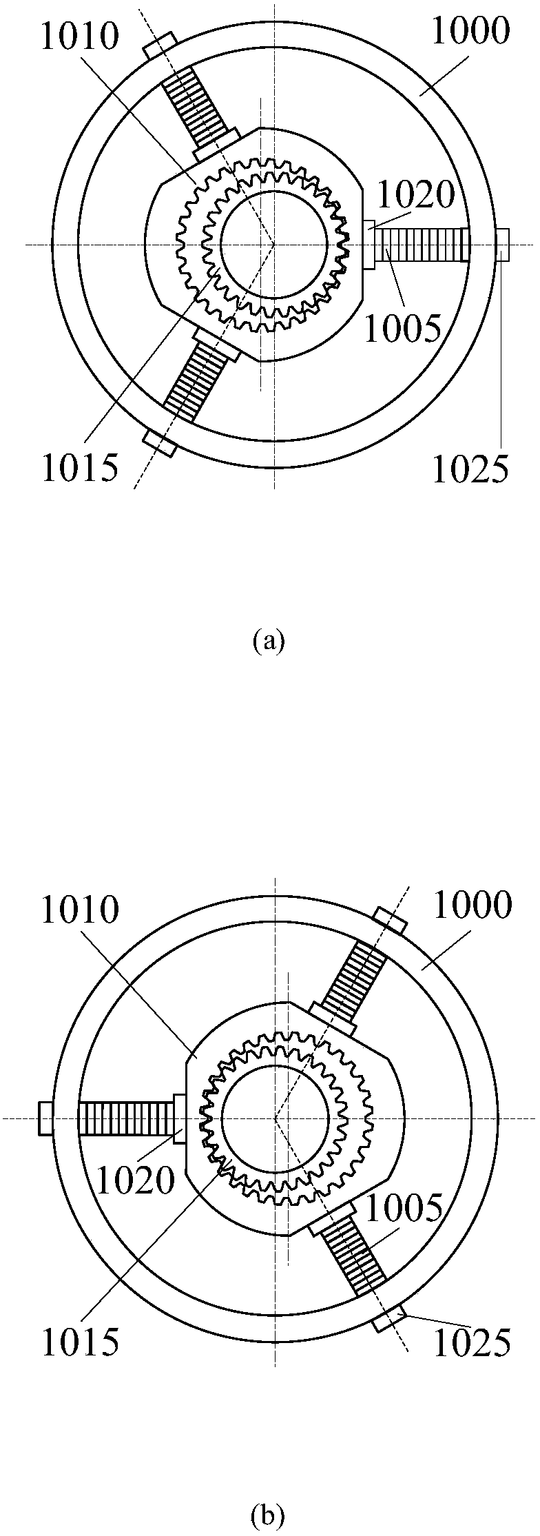 Open-loop controllable high-precision rotation piezoelectric driving device and manufacturing method thereof