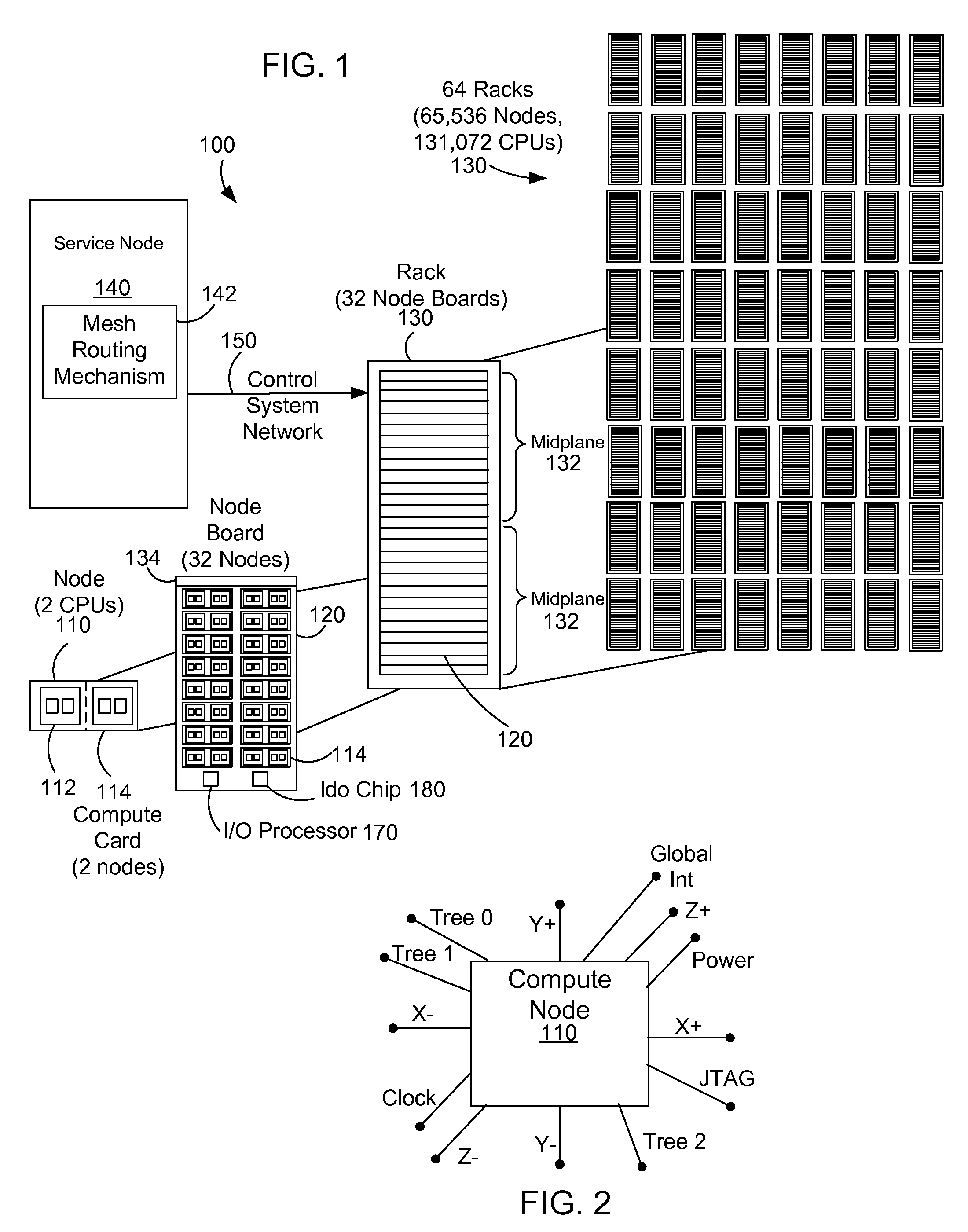 Fault recovery on a parallel computer system with a torus network