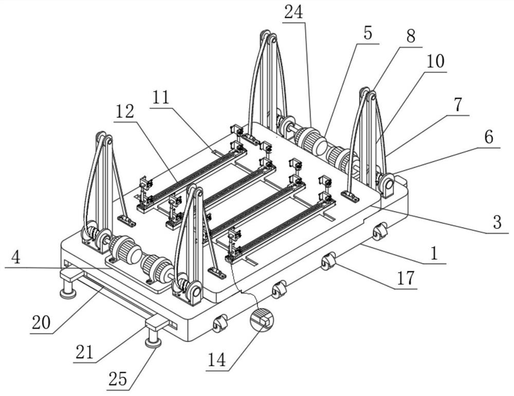 Transfer device for fabricated externally-hung wallboards