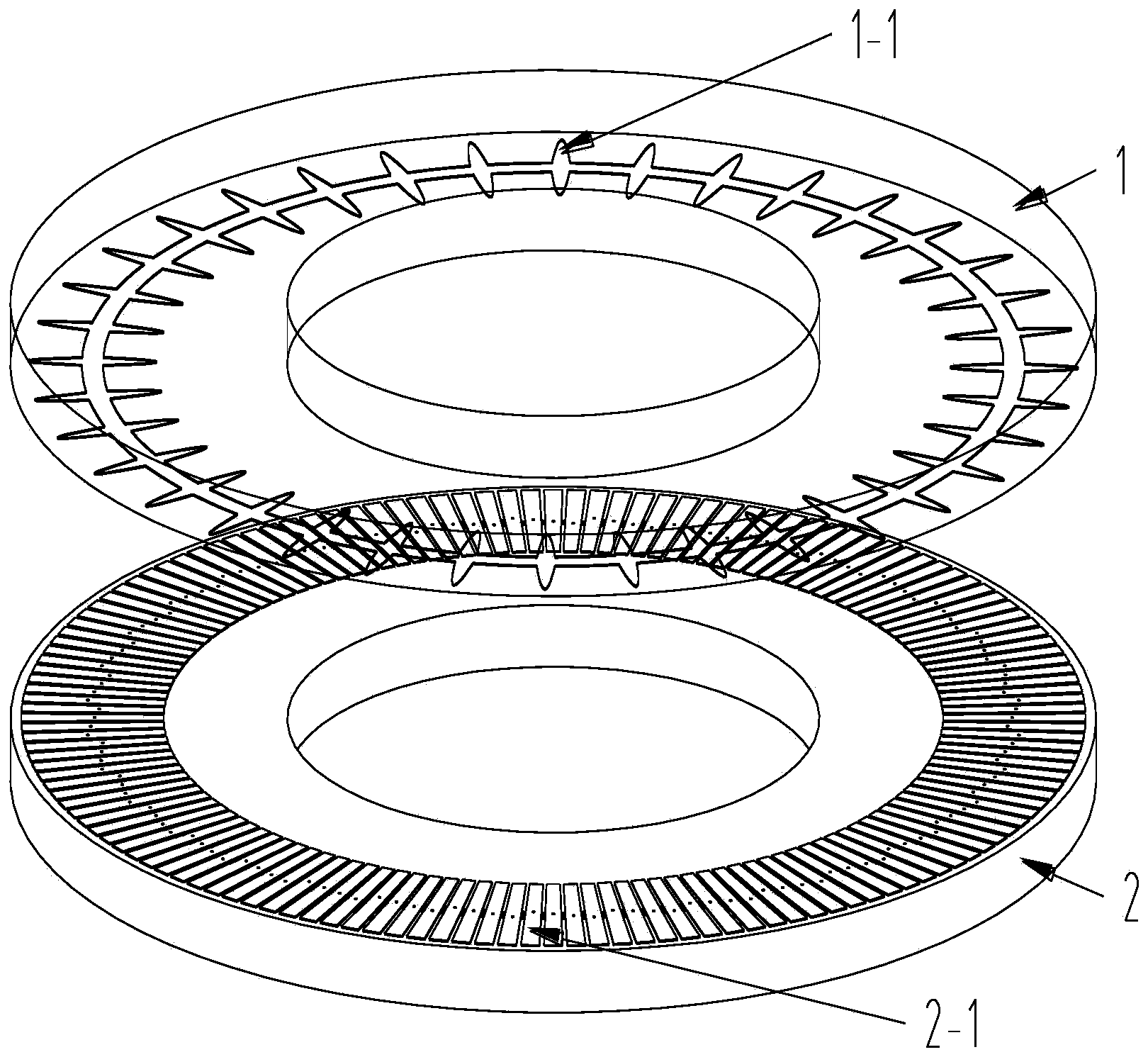 Electric field type time-grating angular displacement sensor