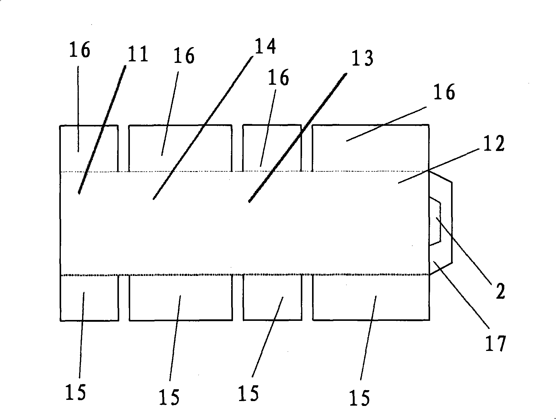 Packing box with radio frequency electronic label