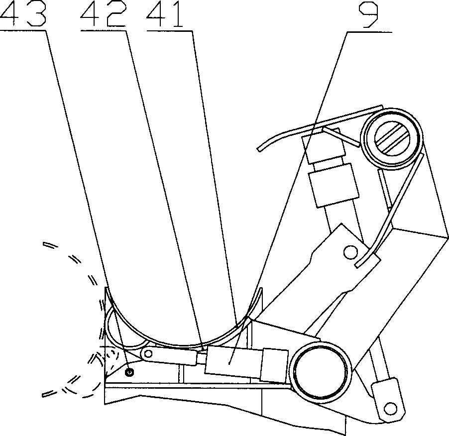 Chain type digger for self-propelled sea cable burying machine