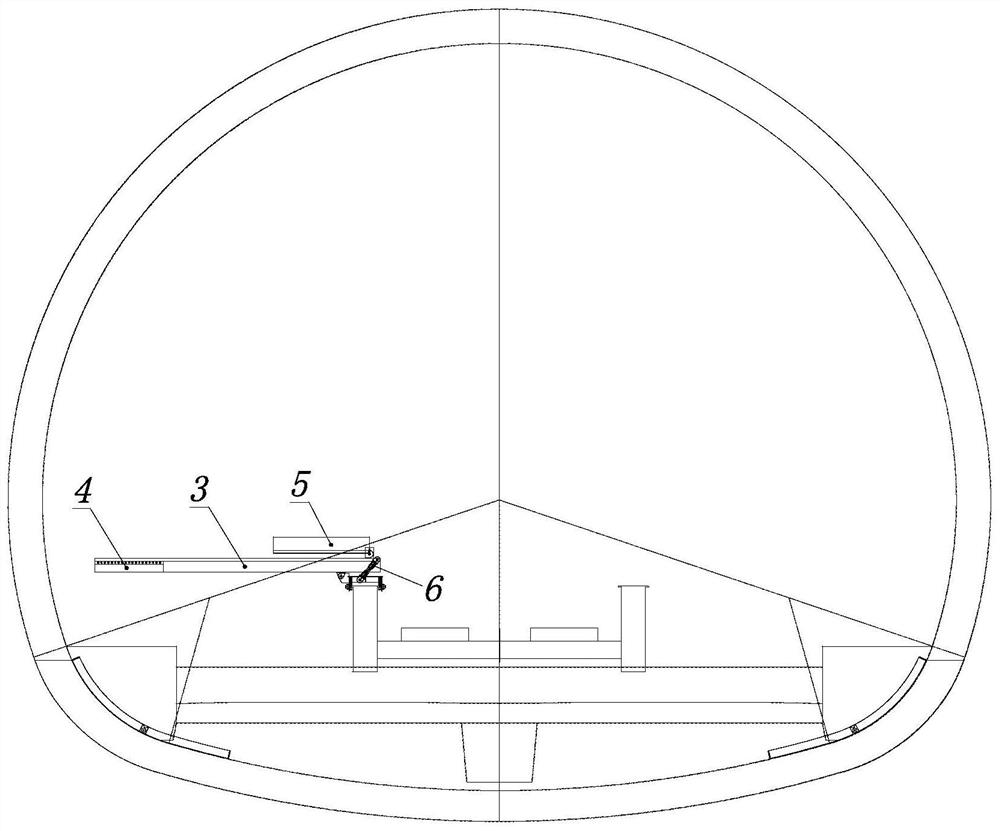 Movable chute based on trestle and trestle