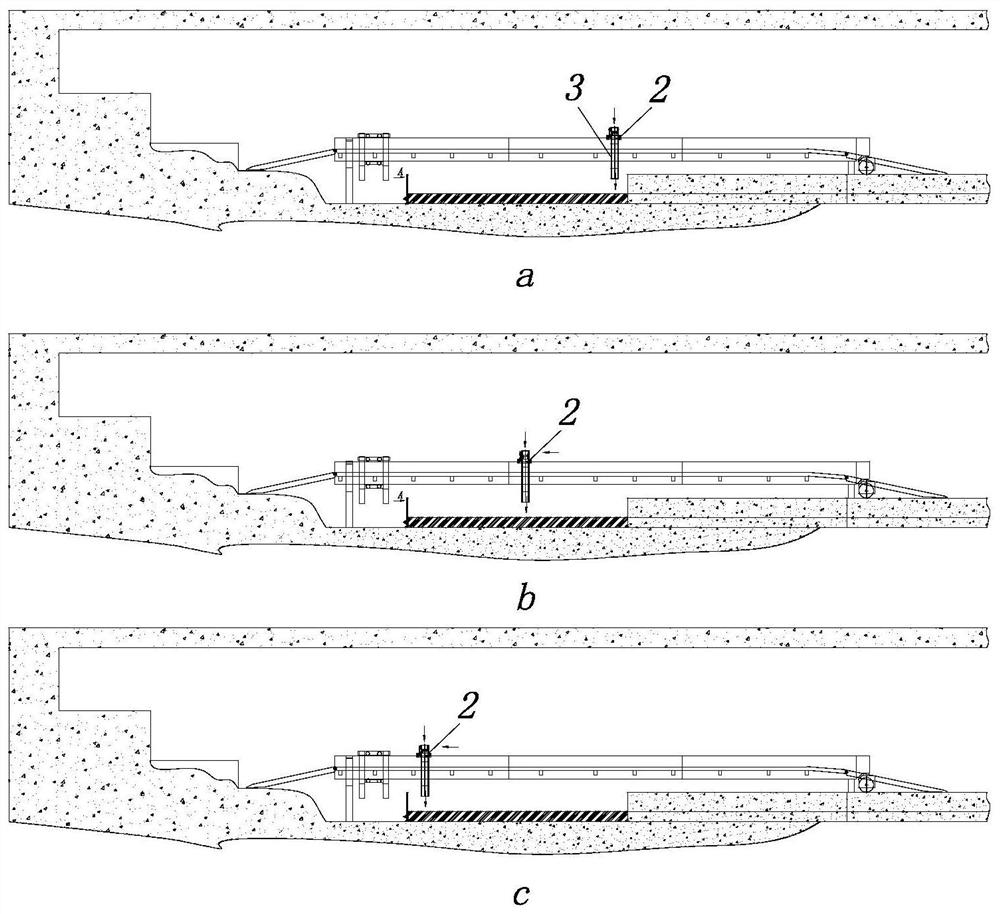 Movable chute based on trestle and trestle