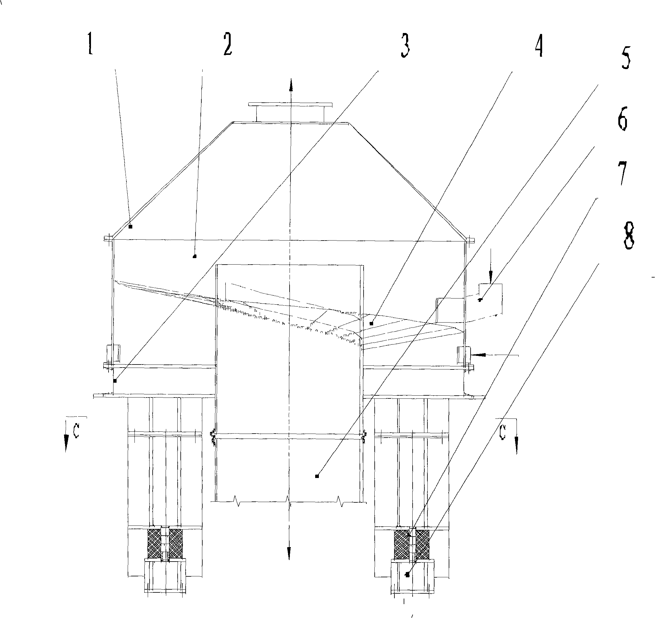 Oscillating spiral dry separator