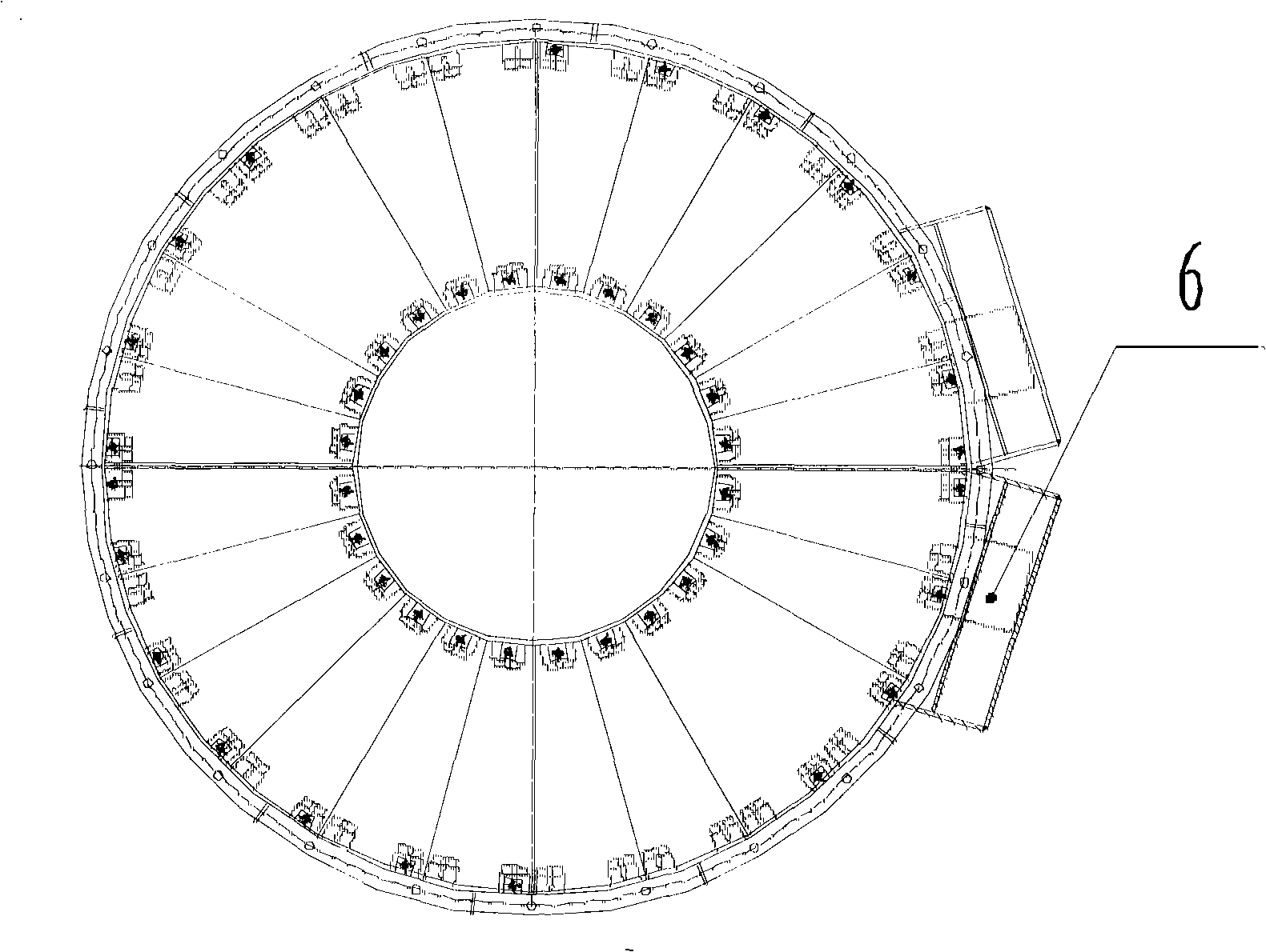 Oscillating spiral dry separator