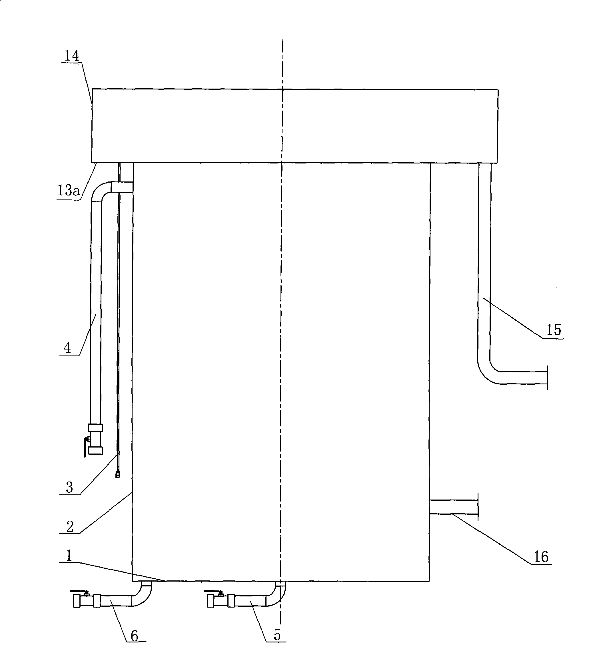 Gas floatation separation device