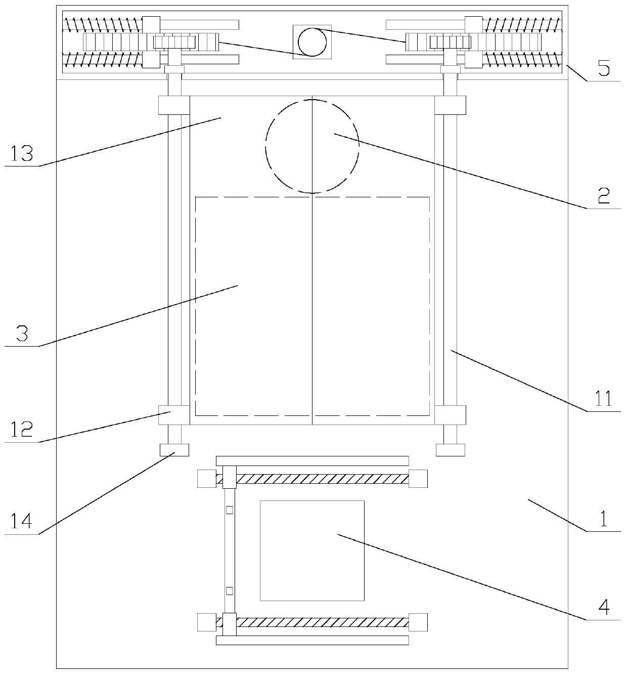 Attendance device with functions of cleaning and light blocking based on face recognition