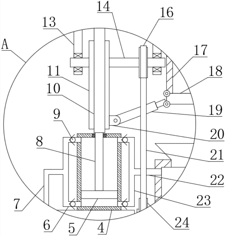 Automatic production device for concentration-adjustable ore pulp