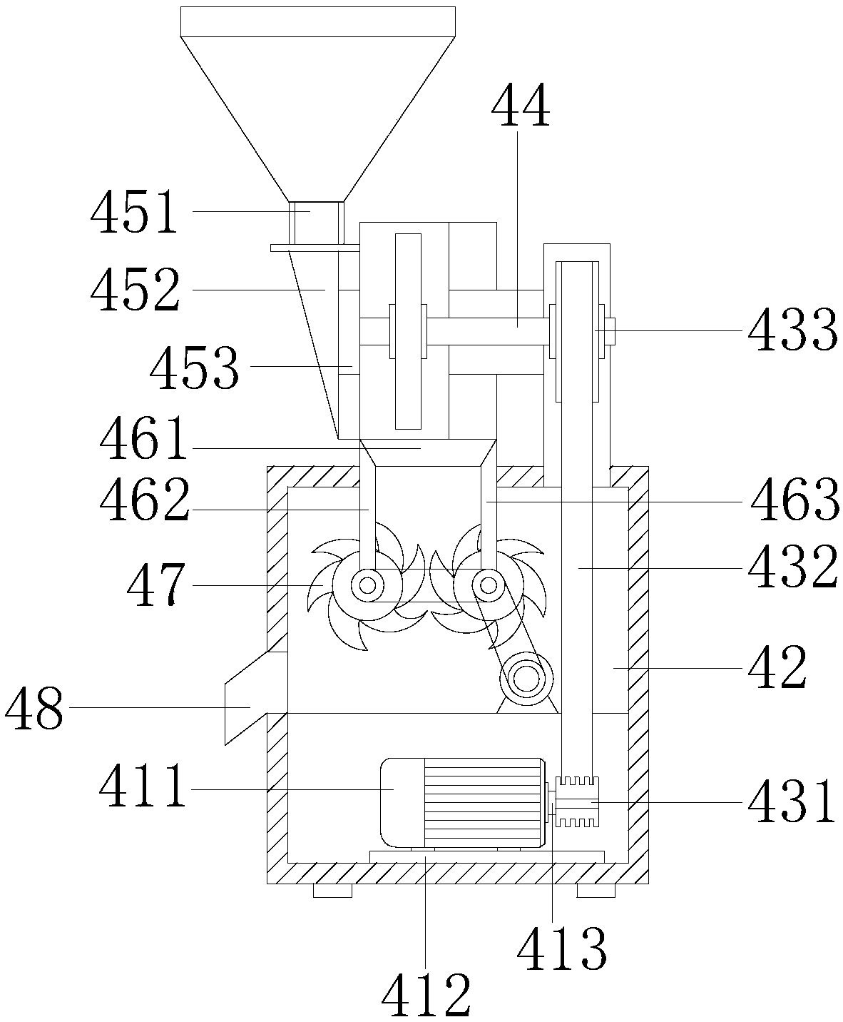 Oil paint raw material grinder