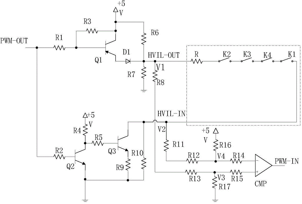 High voltage interlock monitoring system of vehicular hybrid power battery