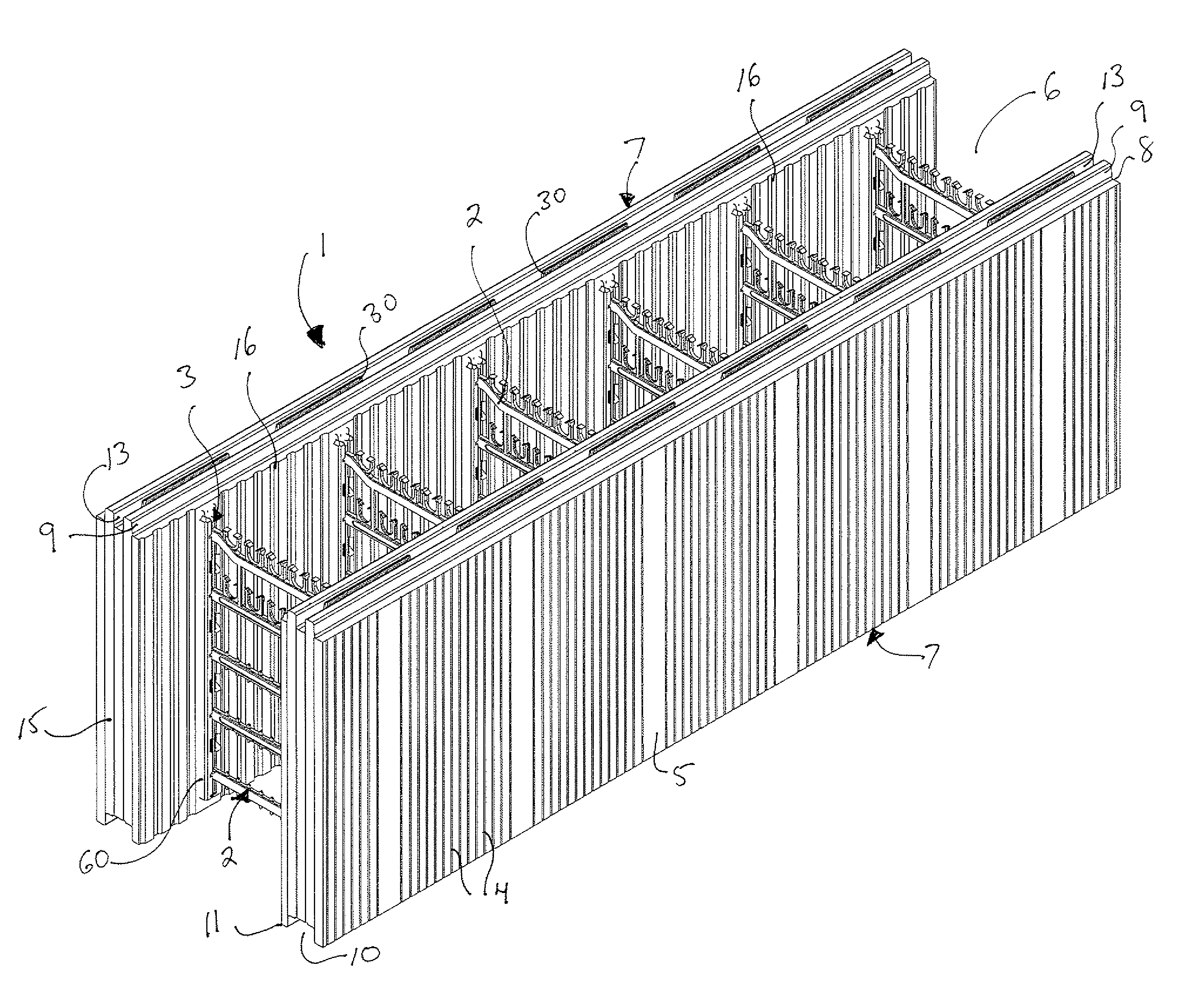 Insulated concrete form